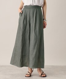 UNTITLED | 【夏に着たい！涼しげパンツ／洗える】リネン タックワイドパンツ(その他パンツ)