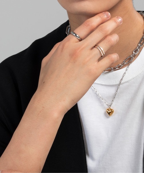 ieLS（イエルズ）の「金属アレルギー対応「ieLS」ステンレス　ペアリング　プレーン（リング・レディース・ゴールド/シルバー・#13/#11/#15/#9/#10）」の4枚目の写真