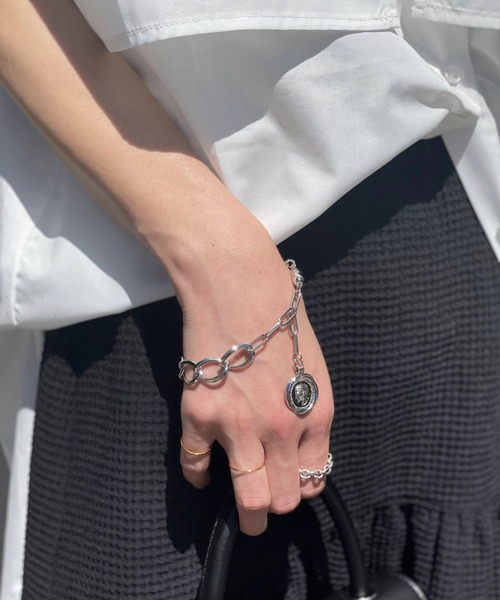 LAVEANGE（ラビアンジェ）の「【金属アレルギー対応】ミックスチェーンマグネットブレスレット（ブレスレット・レディース・ゴールド/シルバー・01/02）」の13枚目の写真