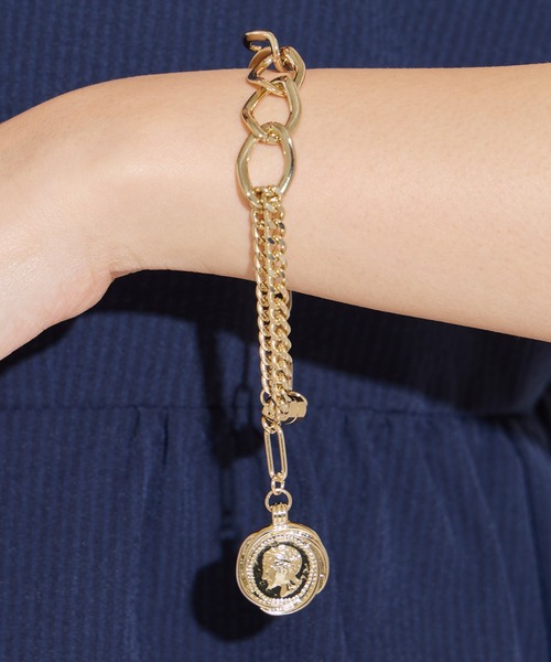 LAVEANGE（ラビアンジェ）の「【金属アレルギー対応】ミックスチェーンマグネットブレスレット（ブレスレット・レディース・ゴールド/シルバー・01/02）」の12枚目の写真