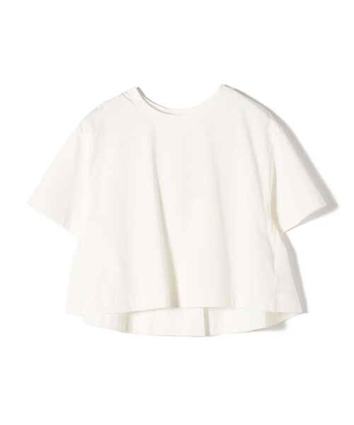 SHIPS(シップス)の「Texloop RCOT バック ドレープ TEE(Tシャツ/カットソー・レディース・ベージュ/ライトグリーン/ホワイト/ダークグレー・ONE SIZE)」の5枚目の写真