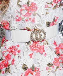 Diable baiser（ディアブルベーゼ）の「ラウンドビジューゴムベルト（ベルト）」