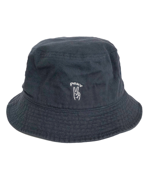 RIVER UP（リバーアップ）の「＜BASIQUENTI＞ハンドサイン刺繍 オールシーズン対応 ユニセックス バケットハット（ハット・メンズ・ブラック/ネイビー/ベージュ/モスグリーン/ホワイト・フリー）」の16枚目の写真