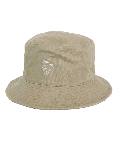 RIVER UP（リバーアップ）の「＜BASIQUENTI＞ハンドサイン刺繍 オールシーズン対応 ユニセックス バケットハット（ハット・メンズ・ブラック/ネイビー/ベージュ/モスグリーン/ホワイト・フリー）」の11枚目の写真