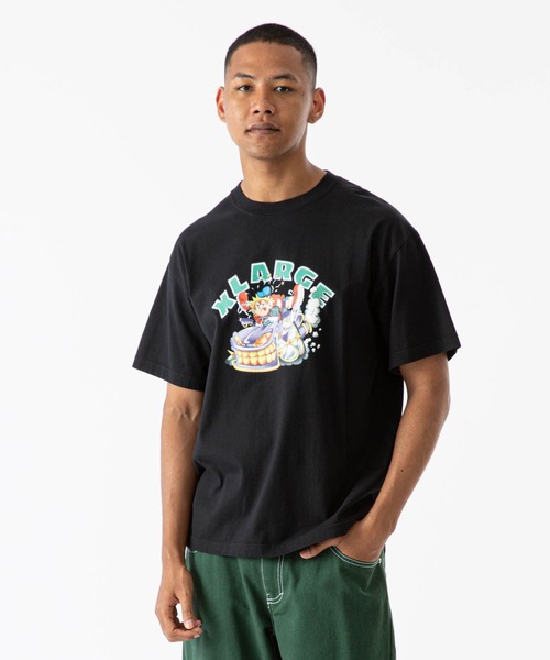 XLARGE（エクストララージ）の「RECKLESS DRIVING S/S TEE（Tシャツ/カットソー・メンズ・マスタード/ブラック/ホワイト・M/S/L/XL）」の18枚目の写真