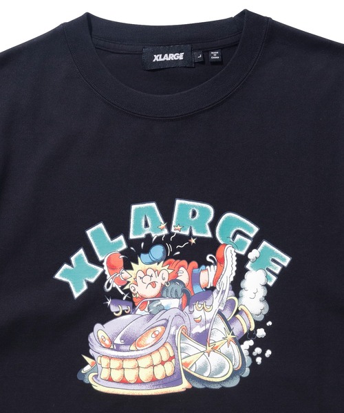 XLARGE（エクストララージ）の「RECKLESS DRIVING S/S TEE（Tシャツ/カットソー・メンズ・マスタード/ブラック/ホワイト・M/S/L/XL）」の11枚目の写真