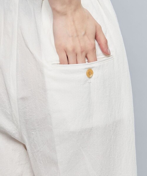 INSCRIRE/アンスクリア】ボイルワッシャーイージーパンツ I22SS-PT107