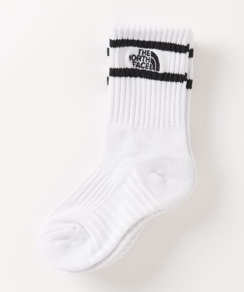 THE NORTH FACE(ザノースフェイス)の「【THE NORTH FACE】KIDS FREE RUN CREW(ソックス/靴下・キッズ・ブラック/ホワイト・MEDIUM/LARGE)」の5枚目の写真