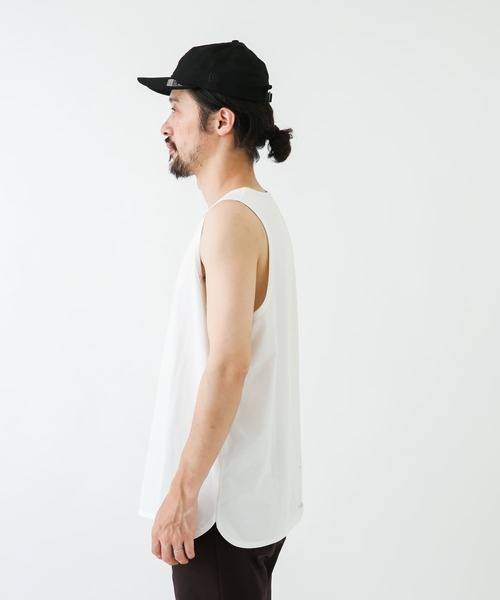 URBAN RESEARCH Sonny Label（アーバンリサーチサニーレーベル）の「タンクトップセット裏毛ハーフスリーブプルオーバー（Tシャツ/カットソー・メンズ・ホワイト系その他/ボルドー/スミクロ・MEDIUM/LARGE）」の20枚目の写真