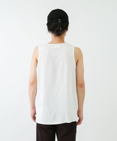 URBAN RESEARCH Sonny Label（アーバンリサーチサニーレーベル）の「タンクトップセット裏毛ハーフスリーブプルオーバー（Tシャツ/カットソー・メンズ・ホワイト系その他/ボルドー/スミクロ・MEDIUM/LARGE）」の17枚目の写真