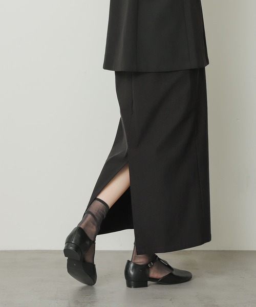 SENSE OF PLACE by URBAN RESEARCH（センスオブプレイスバイアーバンリサーチ）の「セパレートTストラップシューズ（その他シューズ・レディース・アイボリー/ブラック・MEDIUM/SMALL/LARGE）」の10枚目の写真