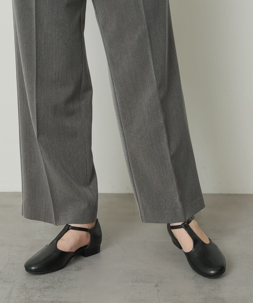 SENSE OF PLACE by URBAN RESEARCH（センスオブプレイスバイアーバンリサーチ）の「セパレートTストラップシューズ（その他シューズ・レディース・アイボリー/ブラック・MEDIUM/SMALL/LARGE）」の14枚目の写真