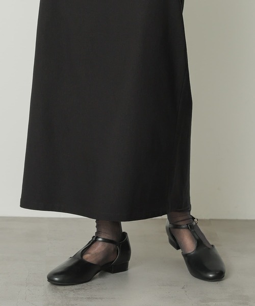 SENSE OF PLACE by URBAN RESEARCH（センスオブプレイスバイアーバンリサーチ）の「セパレートTストラップシューズ（その他シューズ・レディース・アイボリー/ブラック・MEDIUM/SMALL/LARGE）」の3枚目の写真