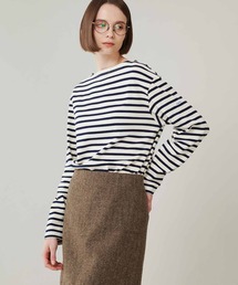 ORCIVAL（オーシバル）の「ORCIVAL | コットンロード フレンチバスクシャツ WOMEN（Tシャツ/カットソー）」