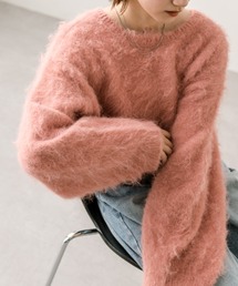 mystic | ウールシャギーショートニット(ニット/セーター)