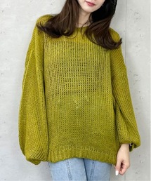 【新色入荷】透かし編みプルオーバー