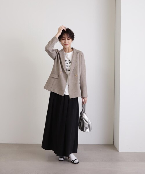 N.(N. Natural Beauty Basic)(エヌエヌナチュラルビューティーベーシック)の「【S Size Line】◆ナイロンギャザースカート(スカート・レディース・ブルー/ナチュラル/ブラック・SMALL/MEDIUM)」の14枚目の写真