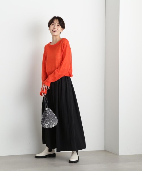 N.(N. Natural Beauty Basic)(エヌエヌナチュラルビューティーベーシック)の「【S Size Line】◆ナイロンギャザースカート(スカート・レディース・ブルー/ナチュラル/ブラック・SMALL/MEDIUM)」の22枚目の写真