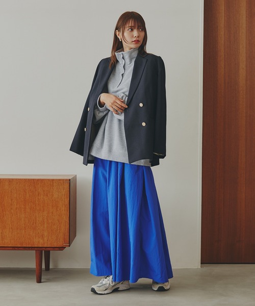 N.(N. Natural Beauty Basic)(エヌエヌナチュラルビューティーベーシック)の「【S Size Line】◆ナイロンギャザースカート(スカート・レディース・ブルー/ナチュラル/ブラック・SMALL/MEDIUM)」の3枚目の写真