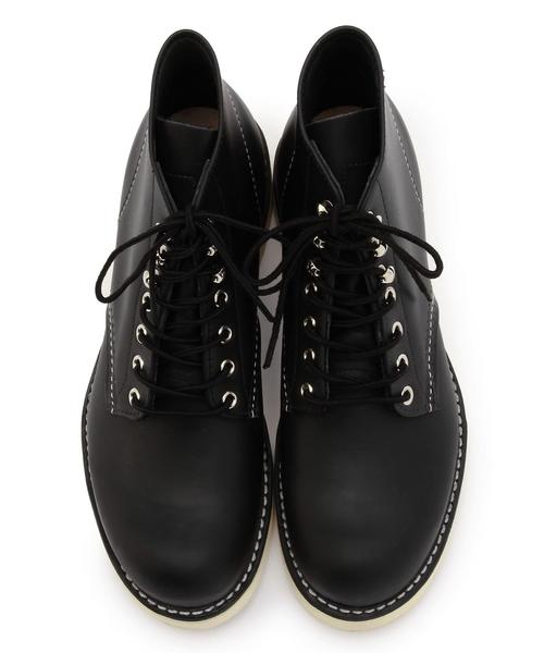 RED WING（レッドウィング）の「BY RED WING ラウンドトゥブーツ/ブラック：（ブーツ・レディース・ブラック・6h/5/4h/5h/6）」の2枚目の写真