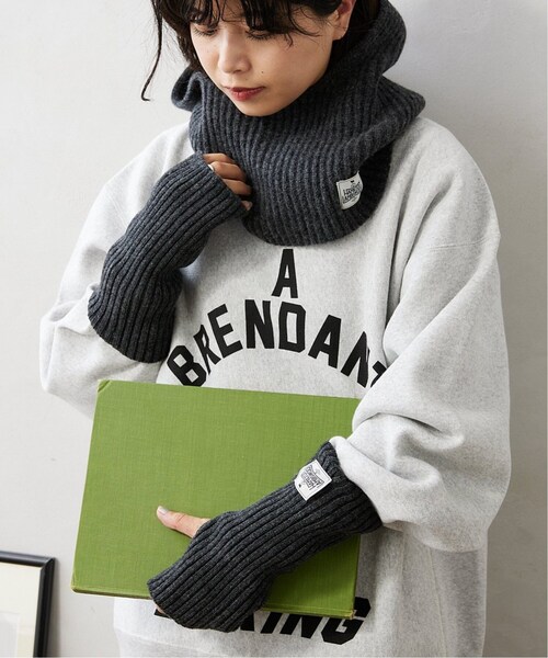 JOURNAL STANDARD relume（ジャーナルスタンダード　レリューム）の「HAMILTON KNIT アームウォーマー（手袋・メンズ・サファリグリーン/グレー/ブラック系その他・FREE）」の6枚目の写真