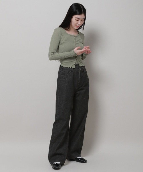 3.3 Field Trip （3.3フィールドトリップ）の「3.3 Field Trip／レイヤードデニムパンツ 2977554（デニムパンツ・レディース・ブラック/ブルー・SMALL/MEDIUM）」の17枚目の写真