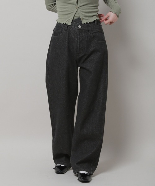 3.3 Field Trip （3.3フィールドトリップ）の「3.3 Field Trip／レイヤードデニムパンツ 2977554（デニムパンツ・レディース・ブラック/ブルー・SMALL/MEDIUM）」の21枚目の写真