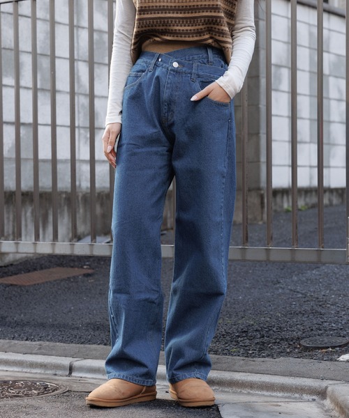 3.3 Field Trip （3.3フィールドトリップ）の「3.3 Field Trip／レイヤードデニムパンツ 2977554（デニムパンツ・レディース・ブラック/ブルー・SMALL/MEDIUM）」の14枚目の写真