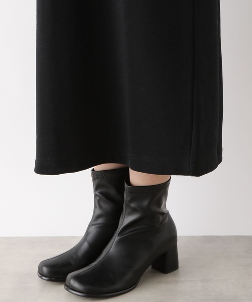 LEPSIM（レプシィム）の「裏毛ハーフジップワンピース　980040（ワンピース・レディース・ブラウン/オフホワイト/ブラック・FREE）」の16枚目の写真