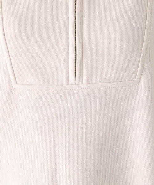 LEPSIM（レプシィム）の「裏毛ハーフジップワンピース　980040（ワンピース・レディース・ブラウン/オフホワイト/ブラック・FREE）」の19枚目の写真