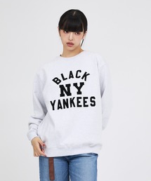 【SCREEN STARS】BLACK YANKEES / ブラックヤンキース / ビッグシルエット裏起毛クルースウェット