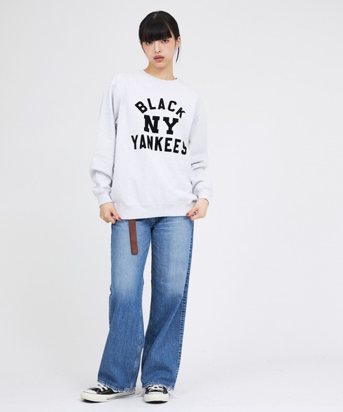 SCREEN STARS(スクリーンスターズ)の「【SCREEN STARS】BLACK YANKEES / ブラックヤンキース / ビッグシルエット裏起毛クルースウェット(スウェット・メンズ・ホワイト系その他/ブラック・M/L/XL)」の19枚目の写真