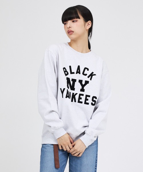 SCREEN STARS(スクリーンスターズ)の「【SCREEN STARS】BLACK YANKEES / ブラックヤンキース / ビッグシルエット裏起毛クルースウェット(スウェット・メンズ・ホワイト系その他/ブラック・M/L/XL)」の18枚目の写真