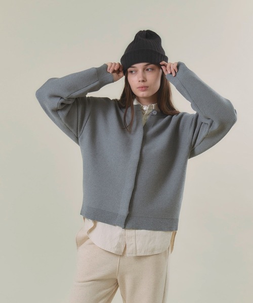 RNA-N（アールエヌエーエヌ）の「E4729 カシミヤニットキャップ（ニットキャップ/ビーニー・レディース・チャコールグレー/ライトブラウン・FREE）」の8枚目の写真