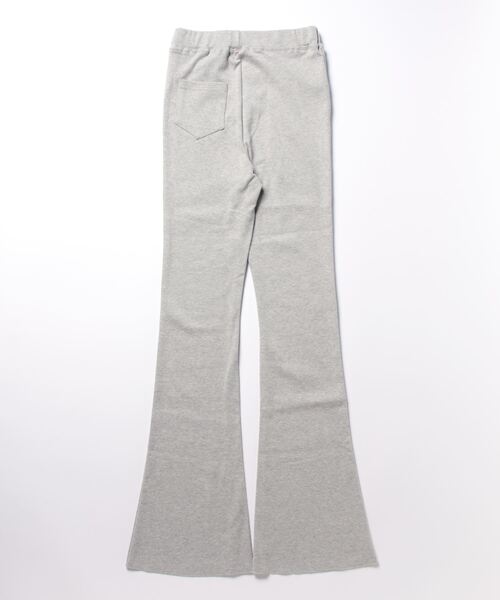 meJane（ミージェーン）の「カットリブストレッチフレアパンツ（その他パンツ・レディース・ブラック/グレー・FREE）」の3枚目の写真