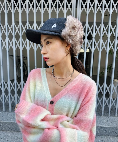 【Km】【it】【ADAM PATEK】ear fur cap/ファーキャップ（キャップ）｜ADAM PATEK（アダムパテック） 7,700円