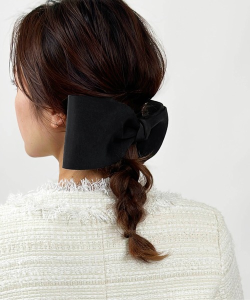 PICCIN（ピッチン）の「ビッグリボンバレッタ（バレッタ/ヘアクリップ・レディース・ブラック・FREE）」の8枚目の写真