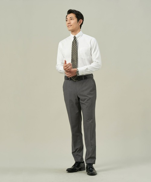 【セール】超形態安定ノーアイロン タブカラー 長袖ビジネスワイシャツ(ビジネスシャツ)|TOKYO SHIRTS(トウキョウシャツ) 【セール】超形態安定ノーアイロン タブカラー 長袖ビジネスワイシャツ(ビジネスシャツ)|TOKYO SHIRTS(トウキョウシャツ)