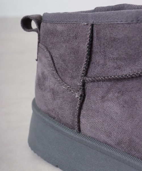 Dedes（デデス）の「Dedes 厚底 ムートン ショートブーツ（ブーツ・レディース・ブラック/グレー/ブラウン/ベージュ・40/38/44/42/36）」の9枚目の写真