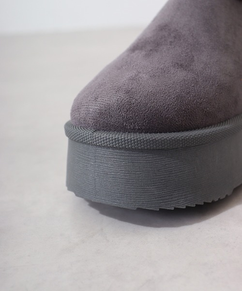 Dedes（デデス）の「Dedes 厚底 ムートン ショートブーツ（ブーツ・レディース・ブラック/グレー/ブラウン/ベージュ・40/38/44/42/36）」の11枚目の写真