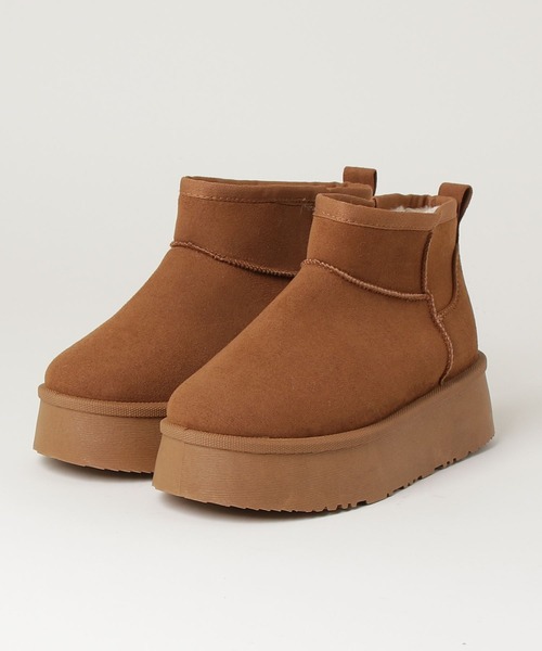 Dedes（デデス）の「Dedes 厚底 ムートン ショートブーツ（ブーツ・レディース・ブラック/グレー/ブラウン/ベージュ・40/38/44/42/36）」の16枚目の写真