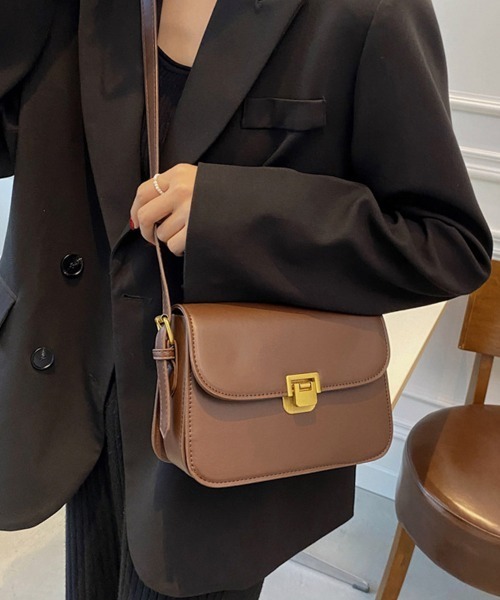 Miniministore(ミニミニストア)の「ミニスクエアショルダーバッグ コンパクト(ショルダーバッグ・レディース・ブラック/オフホワイト/ダークブラウン/ブラウン・フリー)」の13枚目の写真