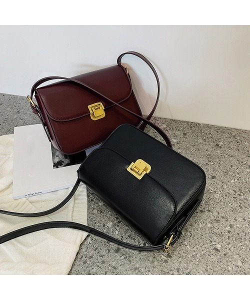Miniministore(ミニミニストア)の「ミニスクエアショルダーバッグ コンパクト(ショルダーバッグ・レディース・ブラック/オフホワイト/ダークブラウン/ブラウン・フリー)」の15枚目の写真