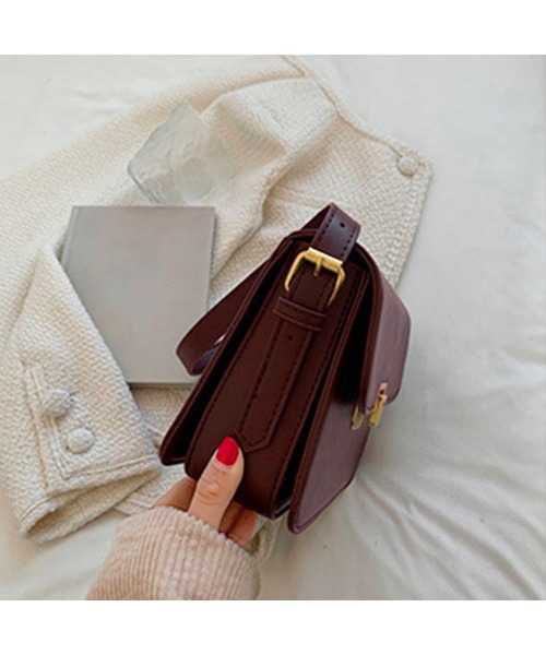 Miniministore(ミニミニストア)の「ミニスクエアショルダーバッグ コンパクト(ショルダーバッグ・レディース・ブラック/オフホワイト/ダークブラウン/ブラウン・フリー)」の17枚目の写真