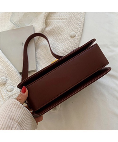 Miniministore(ミニミニストア)の「ミニスクエアショルダーバッグ コンパクト(ショルダーバッグ・レディース・ブラック/オフホワイト/ダークブラウン/ブラウン・フリー)」の19枚目の写真