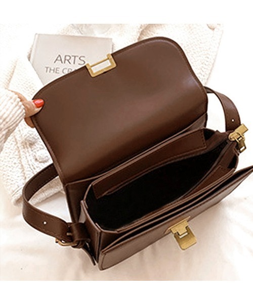 Miniministore(ミニミニストア)の「ミニスクエアショルダーバッグ コンパクト(ショルダーバッグ・レディース・ブラック/オフホワイト/ダークブラウン/ブラウン・フリー)」の20枚目の写真