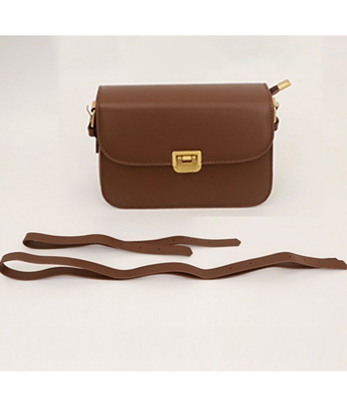 Miniministore(ミニミニストア)の「ミニスクエアショルダーバッグ コンパクト(ショルダーバッグ・レディース・ブラック/オフホワイト/ダークブラウン/ブラウン・フリー)」の21枚目の写真