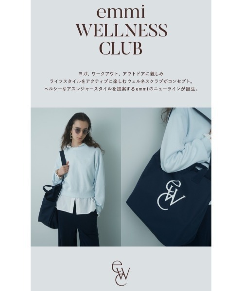 emmi（エミ）の「【emmi atelier】ewcトートバック（ショルダーバッグ・レディース・ネイビー/レッド/クリーム・FREE）」の20枚目の写真