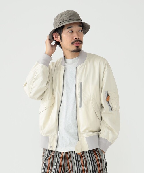 BEAMS PLUS(ビームスプラス)の「BEAMS PLUS / ミリタリー フライト ブルゾン(ブルゾン・メンズ・グリーン系その他4/シルバー・XL/M/L/S)」の13枚目の写真
