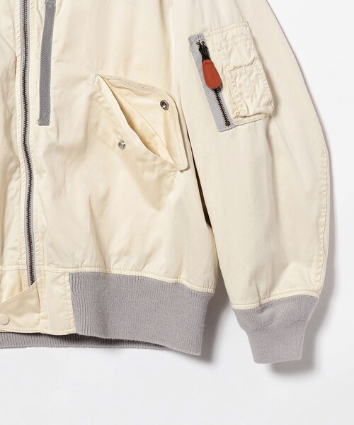 BEAMS PLUS(ビームスプラス)の「BEAMS PLUS / ミリタリー フライト ブルゾン(ブルゾン・メンズ・グリーン系その他4/シルバー・XL/M/L/S)」の10枚目の写真